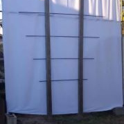 Wood + Steel trellis 8ft