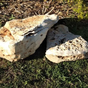 Limestone boulders